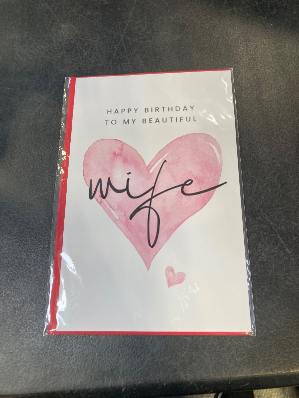 Photo 1 of Karto Sweet Birthday Card for Wife Her - Beautiful