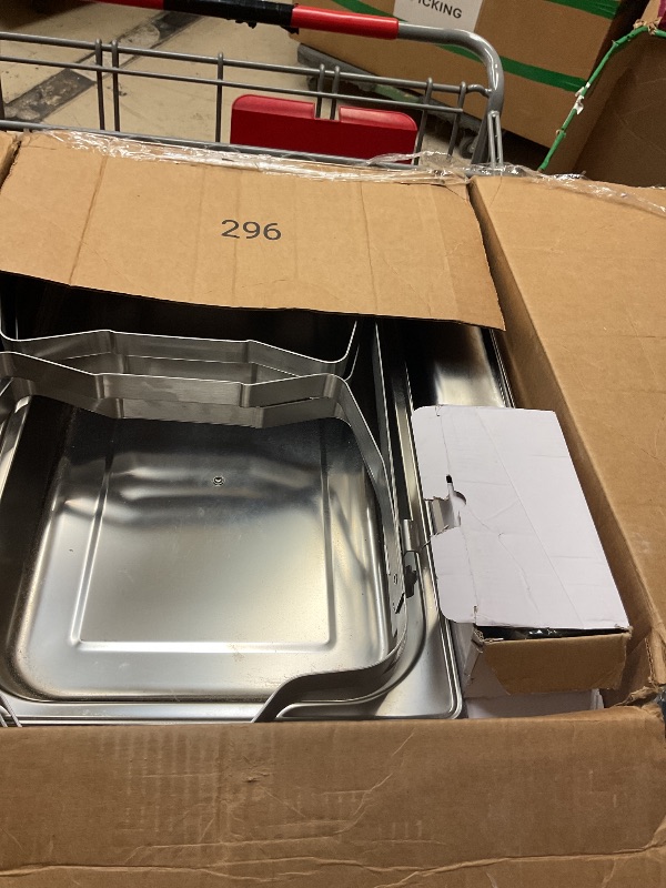 Photo 1 of ORNKAT Chafing Dish Buffet Set[4 Pack] 8QT Stainless Steel Buffet Chafers,Catering Food Warmers Set With 7 Trays
