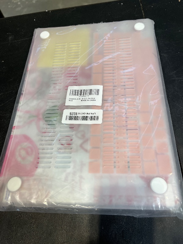 Photo 1 of AKIT Compatible with MacBook Air 15 inch Case 2026 2025-2022 M5 M4 M3 M2 A3448 A3241 A3114 A2941, Protective Laptop Hard Shell with Screen + Keyboard Protector for MacBook Air 15.3" - Pink World