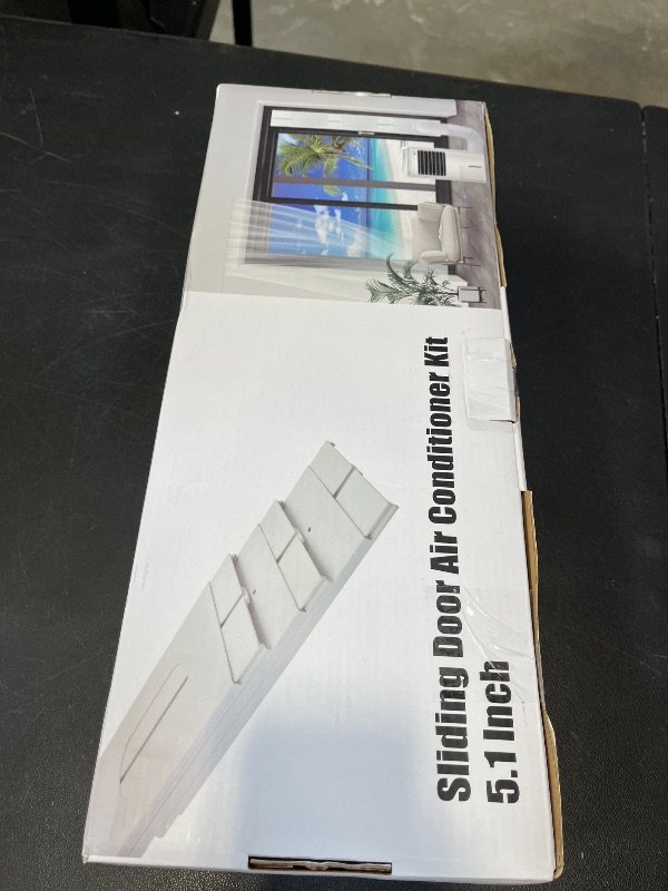 Photo 1 of Portable Sliding Door Air Conditioner Kit, Adjustable AC Sliding Door Vent Kit 16.9 Inches - 90 Inches, with 2pack 3m seal, Suit for 5.1''/13cm Exhaust Hose