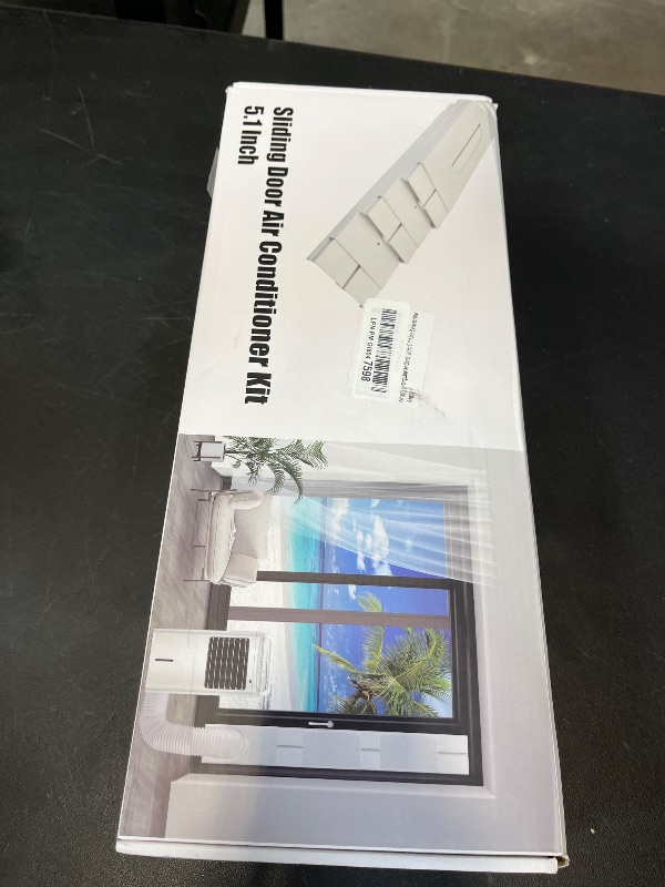 Photo 1 of Portable Sliding Door Air Conditioner Kit, Adjustable AC Sliding Door Vent Kit 16.9 Inches - 90 Inches, with 2pack 3m seal, Suit for 5.1''/13cm Exhaust Hose