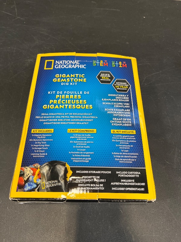 Photo 1 of National Geographic Gigantic Gemstone Dig Kit with 50 Real Gemstones