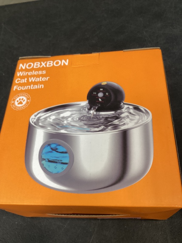 Photo 1 of Wireless Cat Water Fountain Cordless: Battery Operated Cat Fountains
