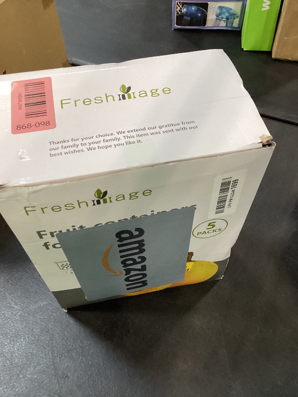 Photo 1 of 5 PCS Large Fruit storage Containers for Fridge ,Food Storage Containers