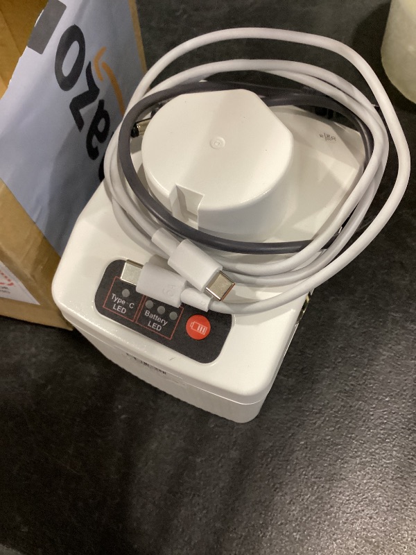 Photo 1 of QUASYREALIM 152Wh 19V/8000mAh Compatible with Starlink Mini Battery Pack (8-Hour Battery Life), with DC & Type-C Ports, Rechargeable Outdoor Power Supply for Star-Link Mini Dish, Camping & Travel