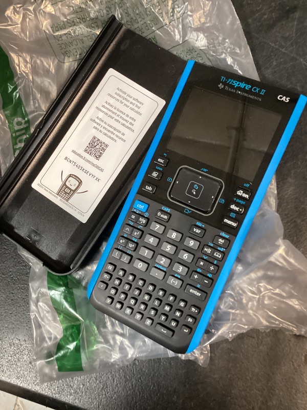 Photo 1 of Texas Instruments TI-Nspire CX II CAS Color Graphing Calculator with Student Software (PC/Mac)