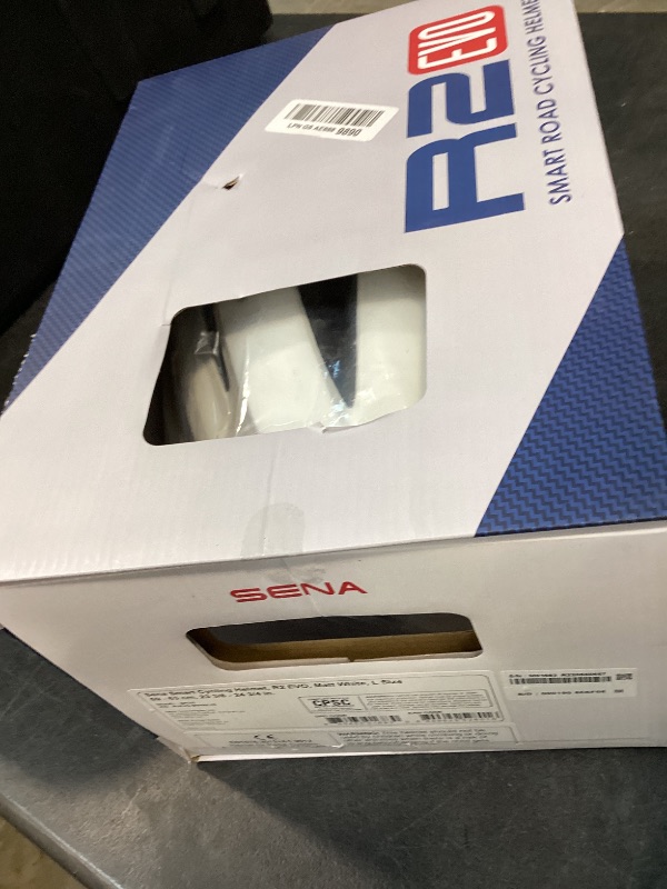 Photo 1 of Sena R2 EVO Road Cycling Bluetooth Helmet Integrated Mesh Intercom System (Matte White, Large)
