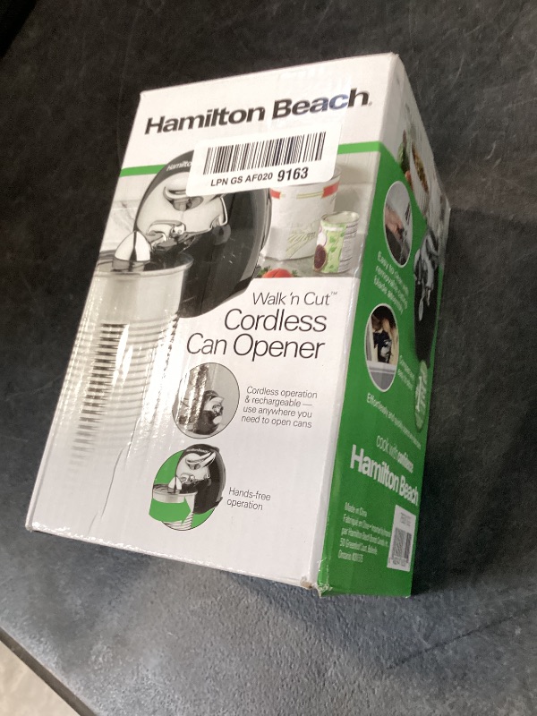 Photo 1 of Hamilton Beach Walk 'n Cut Hands-Free Cordless Electric Can Opener