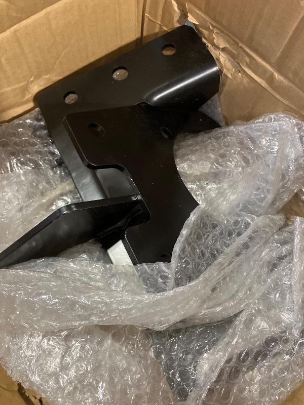 Photo 1 of Front Bumper Bracket Compatible with Kenworth T660 Models Truck Bumper Mounting Brackets Steel Black
