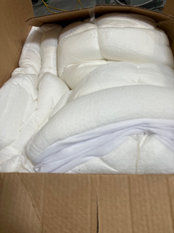 Photo 1 of Niagara Sleep Solution Ultra Soft Full Size Mattress Topper - Rayon Derived from Bamboo Pillow Top Mattress Pad for Back Pain Relief - Naturally Cooling for Hot Sleepers, White