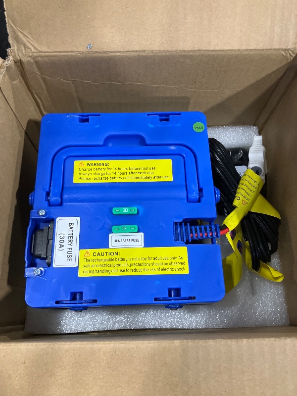 Photo 1 of 24 Volt Battery and Charger for Kids Battery Powered Ride On for Action for Motion Mega Tredz for Yamaha Grizzly for Monster Jam for Grave Digger for Thunder Halo Warthog