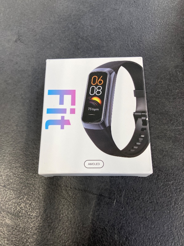 Photo 1 of Fitness Tracker with Step Counter/Calories/Stopwatch, Activity Tracker, Health Tracker with Heart Rate Monitor, Sleep Tracker,1.10''AMOLED Touch Color Screen, Pedometer Watch for Women Men