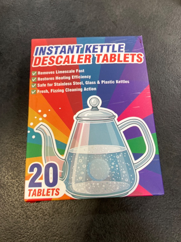 Photo 1 of Kettle Descaler Tablets, 20 Pack Citric Acid Cleaner for Electric Kettles