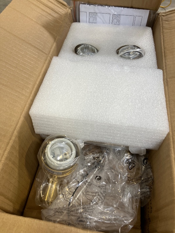 Photo 1 of Osimir 3-Light Brushed Gold Bathroom Light Fixtures with Milk Frosted Glass, 21" Modern Bathroom Vanity Lighting Fixtures Over Mirror with Metal Cage, Wall Sconce Lights for Bath, E26, CH9176BGW-3W