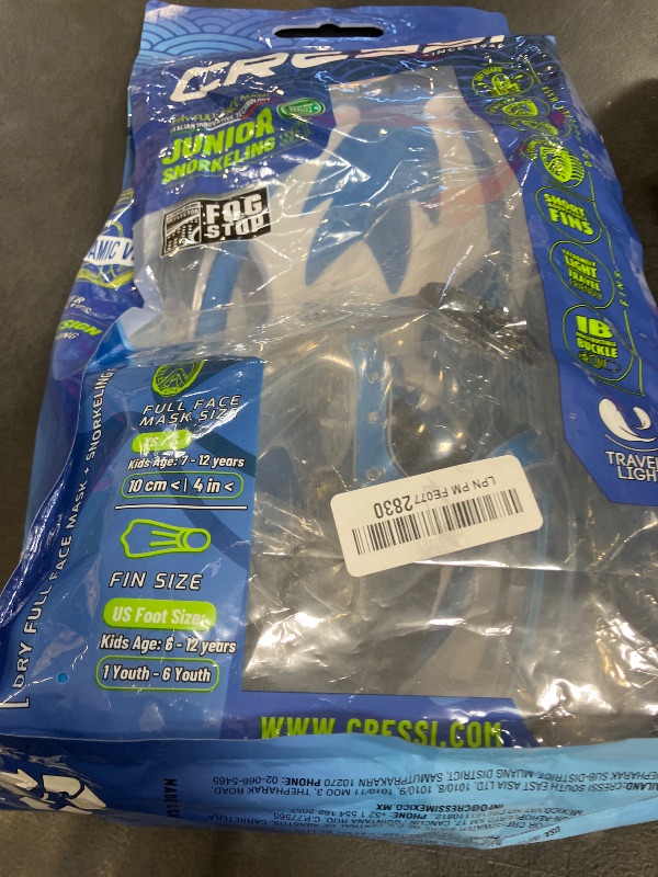 Photo 1 of Cressi Baron Jr & Rocks, Blue/White, L/XL