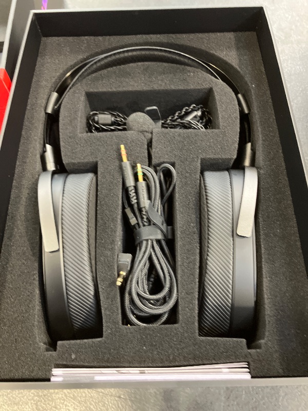 Photo 1 of ASUS ROG Kithara Gaming/Audiophile Open-Back Wired Headphones with Mic – ROG-Tuned HIFIMAN Planar Magnetic Drivers, Adjustable Headband, Extra Ear Pads, Compatible with DACs, Amps, PC, Console, Mobile