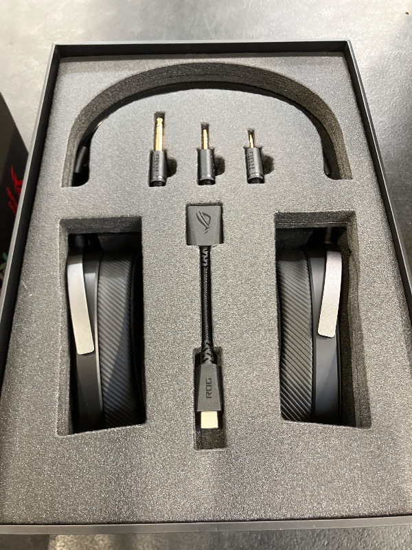 Photo 1 of ASUS ROG Kithara Gaming/Audiophile Open-Back Wired Headphones with Mic – ROG-Tuned HIFIMAN Planar Magnetic Drivers, Adjustable Headband, Extra Ear Pads, Compatible with DACs, Amps, PC, Console, Mobile