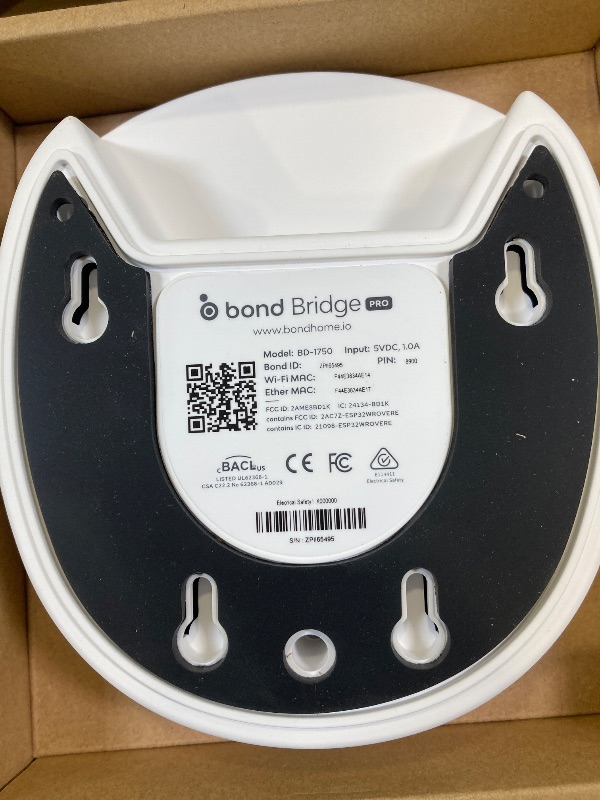 Photo 1 of BOND BRIDGE PRO | Add Wi-Fi to Motorized Shades | Ceiling Fans and Fireplaces| Ethernet port & PoE | Compatible with Alexa, Google Home and App