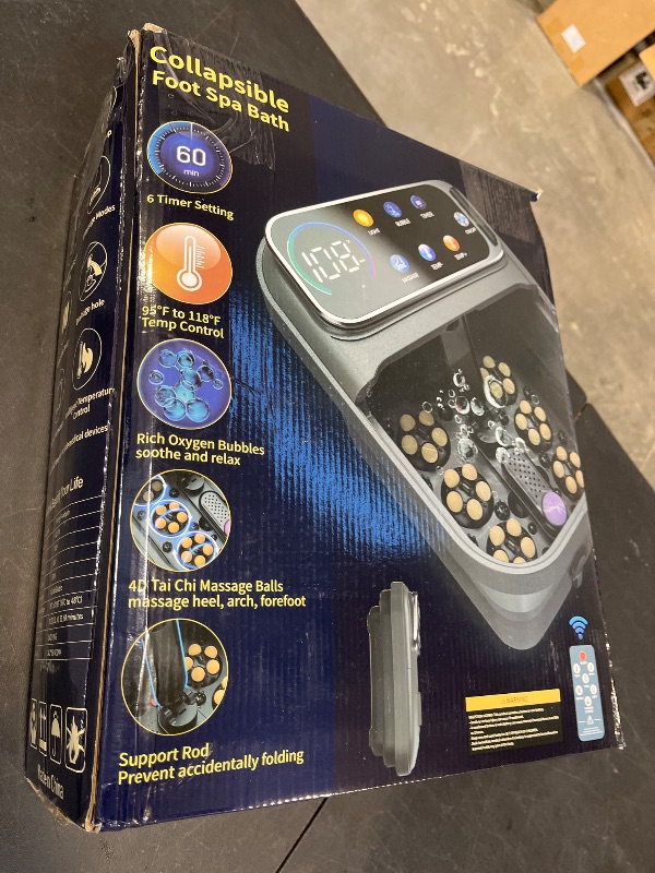 Photo 1 of Omnqira Collapsible Foot Spa with Heat & Massage