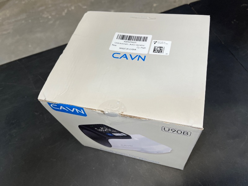 View 2 of CAVN No-Wrap Blood Pressure Monitor, Arm Tunnel Design, One-Touch, Large Display, 8 AA Batteries