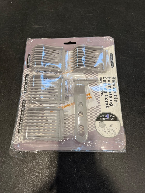 Photo 1 of Xisilin 4-in-1 Detachable Fade Comb Set