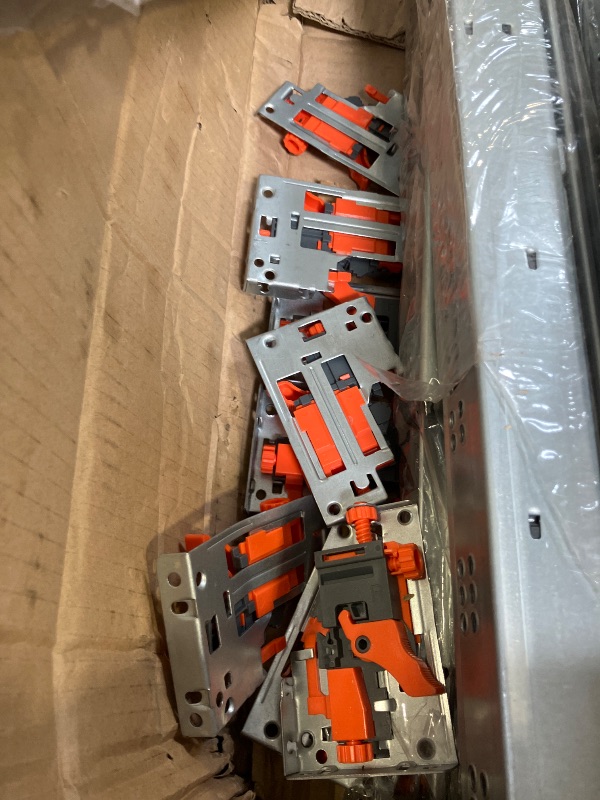 Photo 1 of 6 Pair of 22 Inch Undermount Soft Close Drawer Slides 100LB Load Capacity Full Extension Concealed Drawer Rails with 3D Locking Device