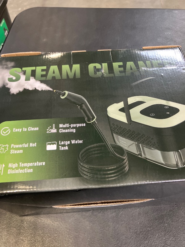 Photo 1 of Steam Cleaner, Portable Steamer for Cleaning with 16pcs Accessories, 6-Level Adjustable and 15s Heat-Up, Handheld Steam Cleaner for Home, Tile, Dirt, Grout, Grease, Car Detailing