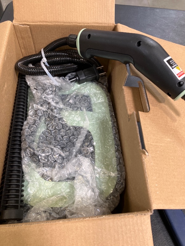 Photo 1 of Steam Cleaner, Portable Steamer for Cleaning with 16pcs Accessories, 6-Level Adjustable and 15s Heat-Up, Handheld Steam Cleaner for Home, Tile, Dirt, Grout, Grease, Car Detailing