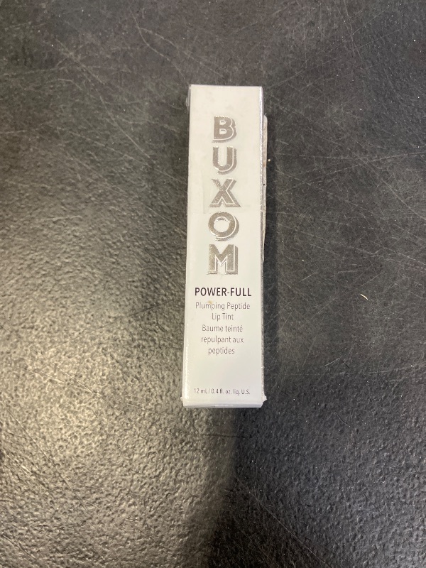 Photo 1 of BUXOM Power-Full Plumping Peptide Tint - Hydrating + Moisturizing Tinted Lip Balm & Overnight Lip Mask with 36HR Hydration - Sheer Balm for Dry Lips, and Fuller-Looking Pout - Dolly Glaze (1 oz)