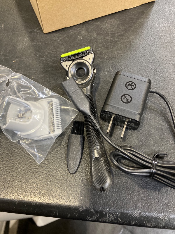 View 4 of Braun All-in-One Series 9 PRO Men's Electric Beard Trimmer, Hair Clipper, Shaver & Razor for Face, Hair & Body, AIO 9550 with Gillette Labs Razor, Cordless