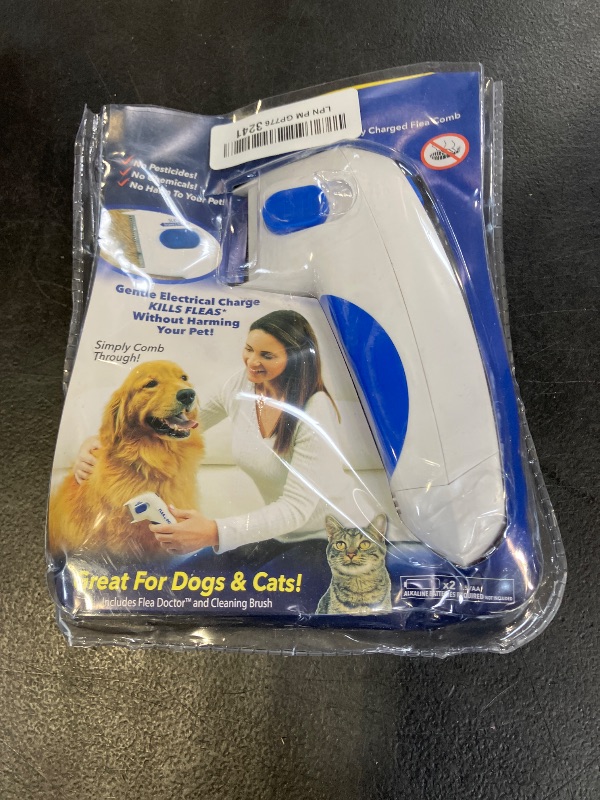 Photo 1 of SHXMWINSY Electric Pet Grooming Comb –Pet Comb Grooming Comb Brush for Dogs Cats Effective Remove Dog & Cat Hair Remover Brush Suitable for Long & Short Hair (ONE SIZE)