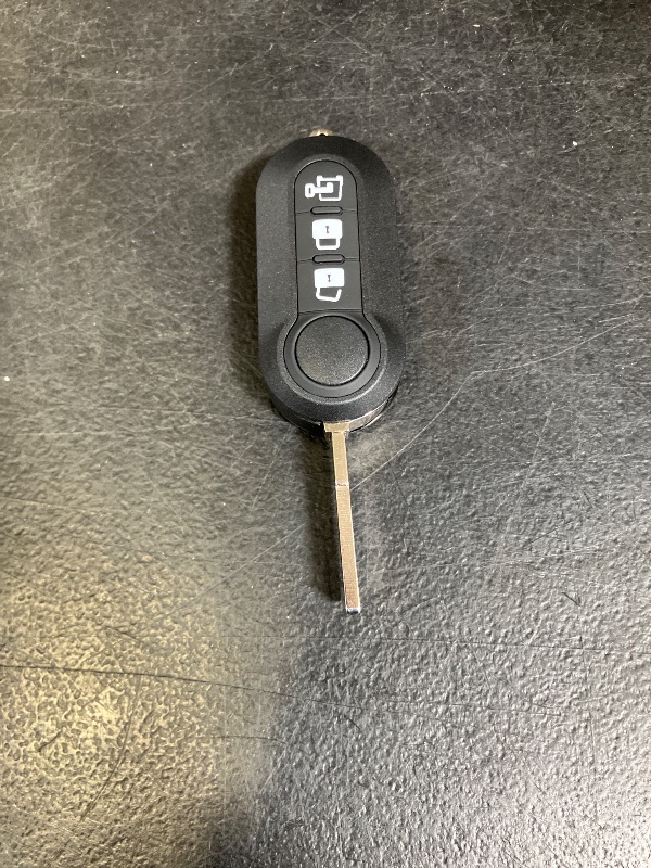 Photo 1 of Key Fob Cover Shell Case Replacement 3 Buttons Key Fob Remote Control Shell Case - Compatible for Ram ProMaster 1500 2500 3500 2015-2019 for Fiat 500L Panda 2012-2016 for Fiat Bravo Ducato 2010-2016