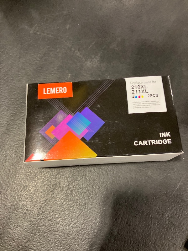 Photo 1 of LEMERO PG-210XL CL-211XL Remanufactured Ink Cartridges, 2 Pack