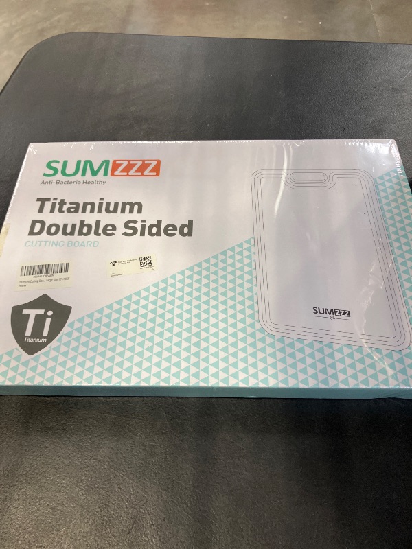 Photo 1 of Titanium Cutting Board for Kitchen, Cutting Board Double Sided Food Grade, Pure Titanium/PP, Easy to Clean Large Size 15”×10.3”