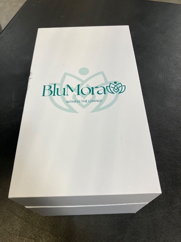 Photo 1 of BluMora Red Light Therapy for Face, Wireless LED Face Mask Light Therapy, 9 Modes, 850nm NIR & 630nm Red, 2500mAh Rechargeable, 3D Facial Fit, At-Home Skin Care