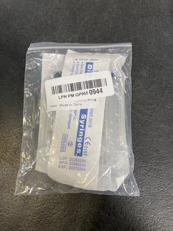 Photo 1 of 10ml Syringe for Liquid, Oral, Scientific Labs, Measurement, Dispensing, with Cap- 3 Pack