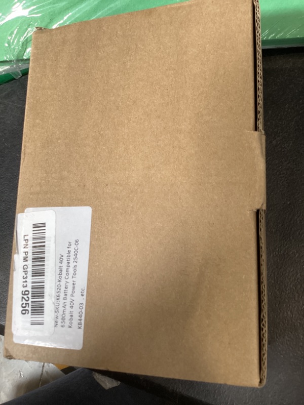 Photo 1 of Batryuic 6500mAh 40V Power Tool Battery Compatible for Kobalt 40V MAX Battery 2540C-06 KB440-03 KB2540C-06 KB640-03, etc.