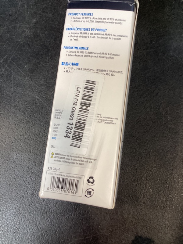 Photo 1 of Platypus GravityWorks Replacement Filter Cartridge