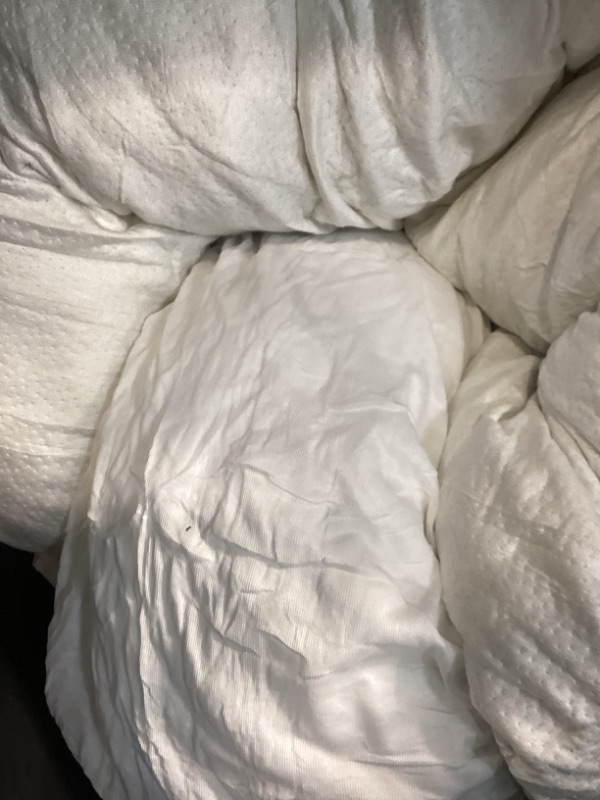 Photo 1 of 5 Inch Queen Mattress Topper Viscose Derived from Bamboo,Extra Thick Pillow Top Mattress Pad Queen Size,Cooling for Hot Sleepers,Memory Foam Filling for Pain Relief,White