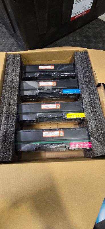 Photo 1 of 218X Toner Cartridges 4-Pack Compatible Replacement for HP Color Pro MFP 3301SDW 3301CDW 3301FDW 3201DW Printer 3301 3201 Series | W2180X W2181X W2182X W2183X