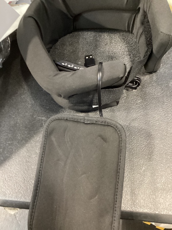 View 3 of Heated Neck Brace Cervical Collar - Neck Support Brace with Heating Pad, Soft Foam Wraps Keep Vertebrae Stable and Aligned for Relief of Cervical Spine Pressure for Women & Men Black (M Size)