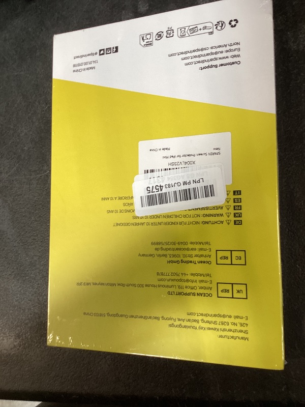Photo 1 of SPARIN Screen Protector for iPad Mini 7 8.3 inches 2024 (A17 Pro)/iPad Mini 6 2021, [2 Pack] for iPad Mini 7th/6th Generation Tempered Glass, Auto Alignment/Easy Installation Tray/Case Friendly