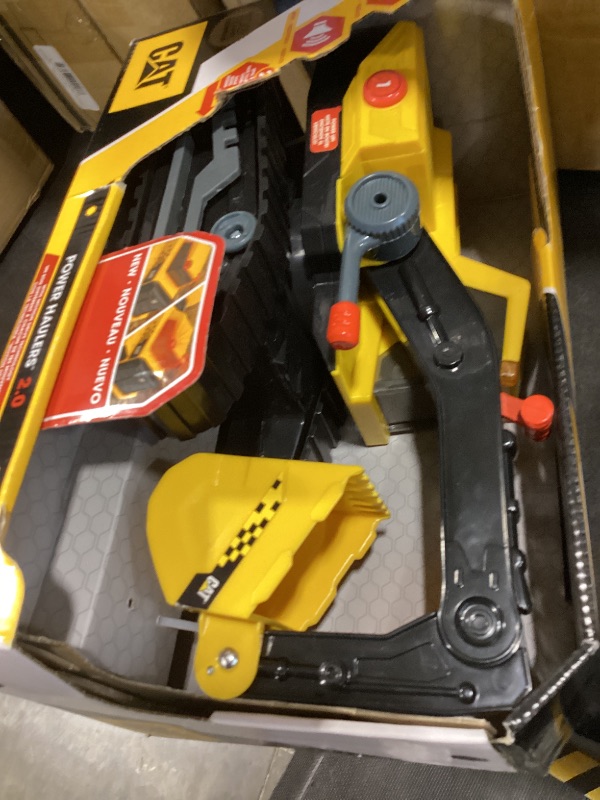 View 2 of CAT Construction Toys, CAT Construction 11.5" Power Haulers 2.0 Excavator, Lights and Sounds, Ages 3 and up
