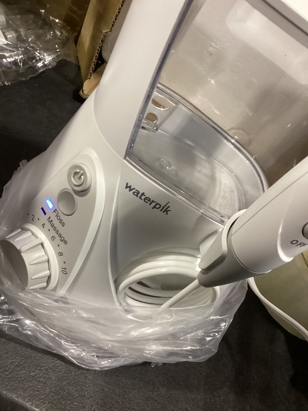 Photo 1 of Waterpik Aquarius Water Flosser For Teeth Cleaning, Gums, Braces, Dental Care, Electric Power With 10 Settings, 7 Tips For Multiple Users And Needs, ADA Accepted, White WP-660, Packaging May Vary