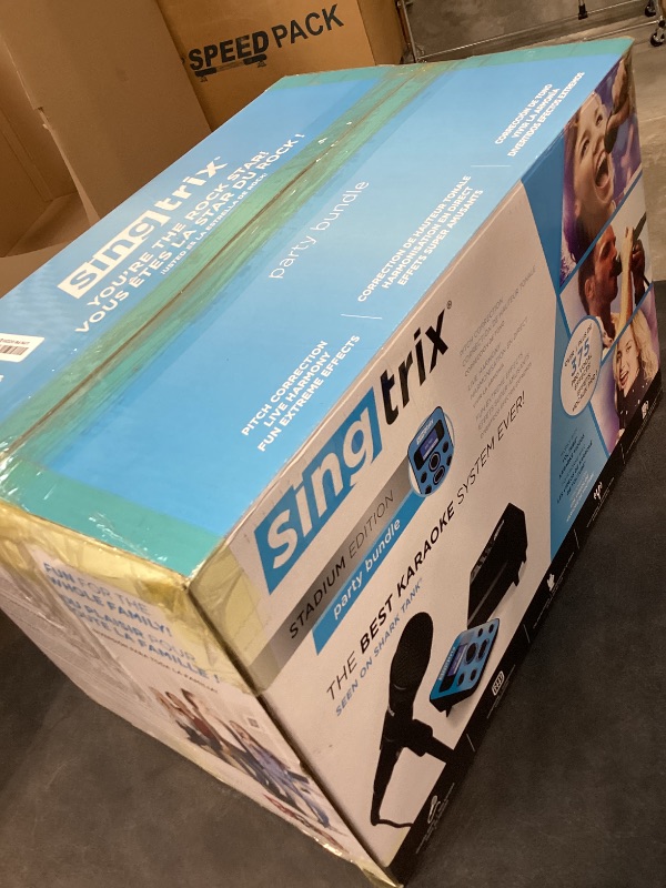 Photo 1 of Singtrix Portable Karaoke Machine On Shark Tank, Kids & Adults, All-In-One Karaoke System, 350+Voice Effects & Autotuning, PA Speaker, Party Bundle, Karaoke Microphone, Use Free YouTube Karaoke Songs