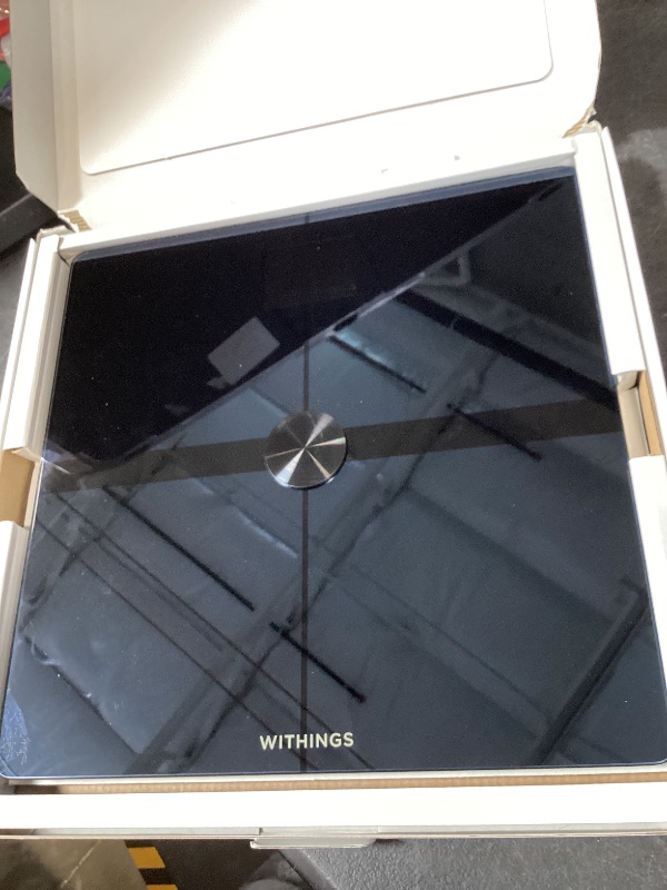Photo 1 of WITHINGS Body Smart - Accurate Scale for Body Weight and Fat Percentage, Body Composition Wi-Fi and Bluetooth Weight Scale, Baby Weight Scale, Smart Scale Apple Health Compatible, Bathroom Scale