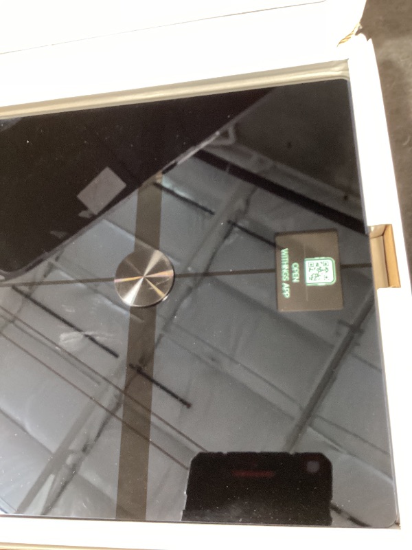 Photo 1 of WITHINGS Body Smart - Accurate Scale for Body Weight and Fat Percentage, Body Composition Wi-Fi and Bluetooth Weight Scale, Baby Weight Scale, Smart Scale Apple Health Compatible, Bathroom Scale