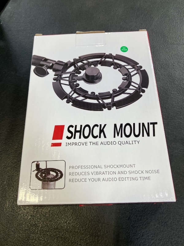 Photo 1 of YOUSHARES Blue Yeti X Shock Mount with Pop Filter, Alloy Shockmount with Foam Windscreen Reduces Vibration and Shock Noise Matching Boom Arm Mic Stand, Designed for Blue Yeti X Microphone