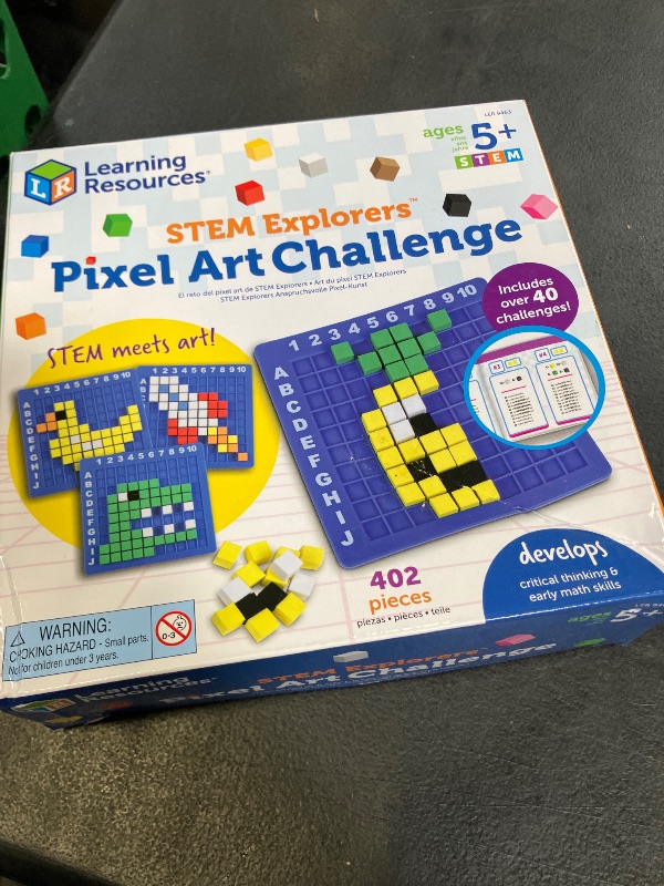 Photo 1 of Learning Resources STEM Explorers Pixel Art Challenge
