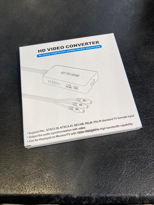 Photo 1 of Tengchi RCA to HDMI Converter, Composite to HDMI Adapter Support 1080P PAL/NTSC Compatible with PS one, PS2, PS3, STB, Xbox, VHS, VCR, Blue-Ray DVD Players